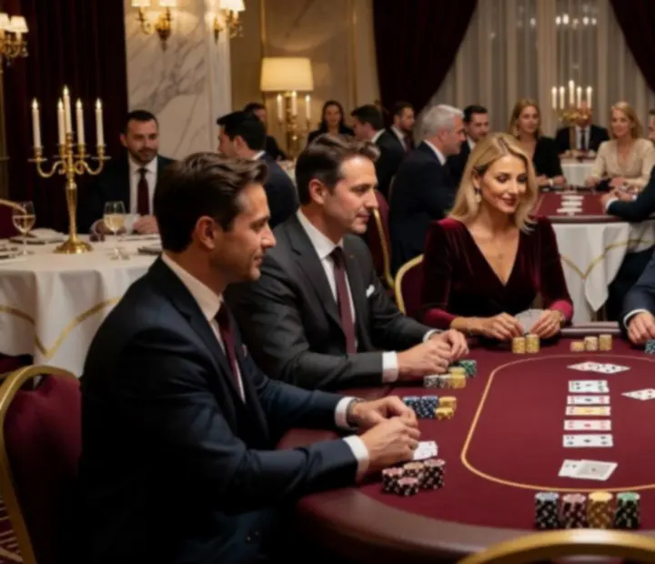 Elegáns póker vacsora kaszinó hangulatú rendezvényen